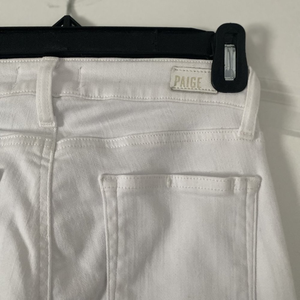 Paige White Denim Skinny Jeans